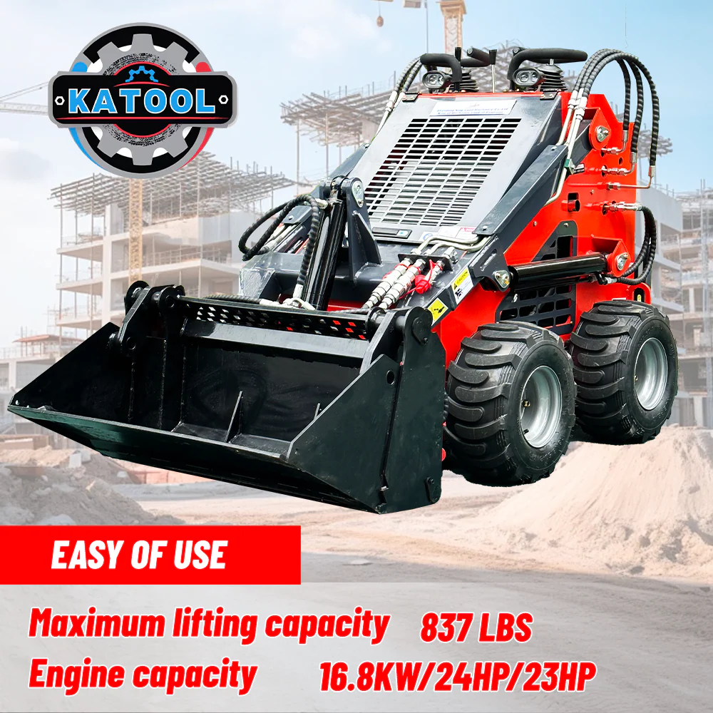 Katool KT-SK26W New Mini Skid Steer Track Loader 23 HP RATO Engine EPA Electric Start - Image 4