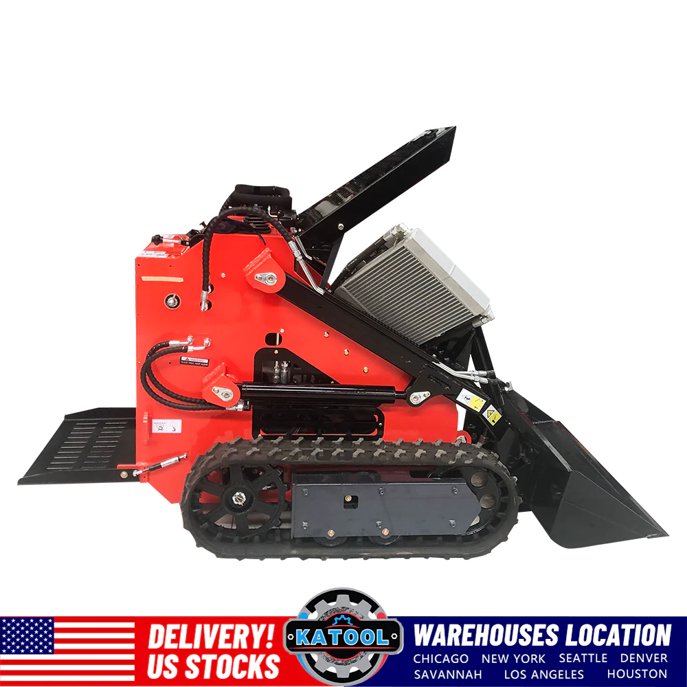 Katool KT-SK28W New Mini Skid Steer Track Loader 23 HP Lifting Capacity 837LBS