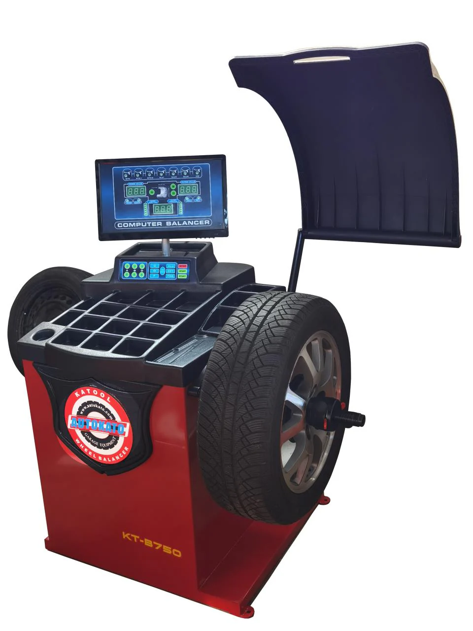 Katool KT-B750 Wheel Balancer with Auto Measurement 180rpm 110V - Image 4