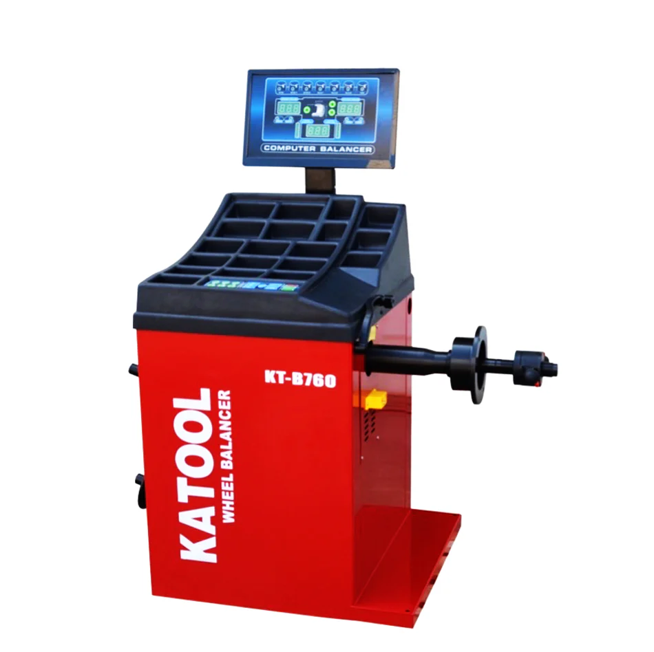 Katool KT-B760 Automatic Wheel Balancer with 36mm Shaft and 110V Power
