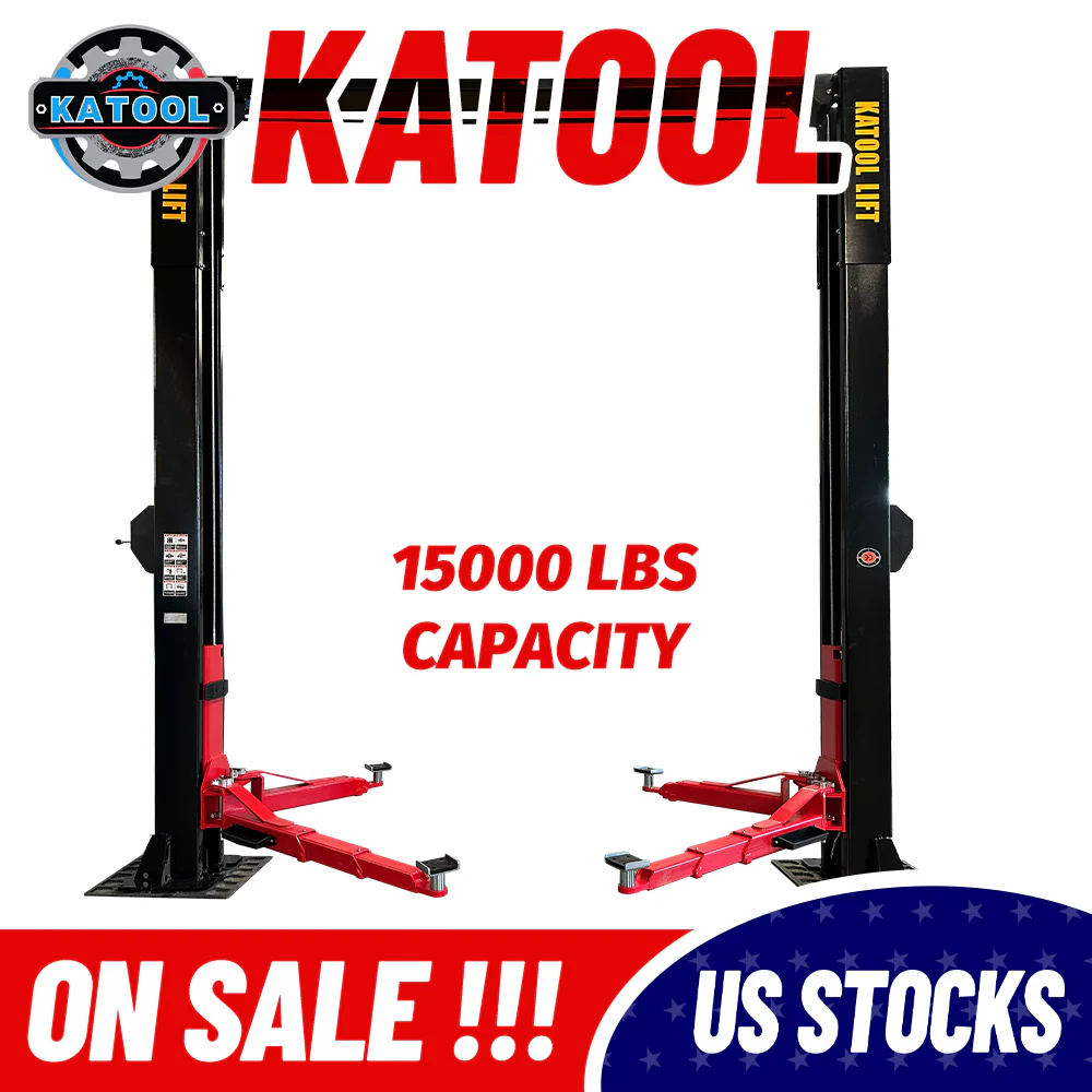 Katool KT-M150D 15,000 lb Two-Post Car Lift - Image 2