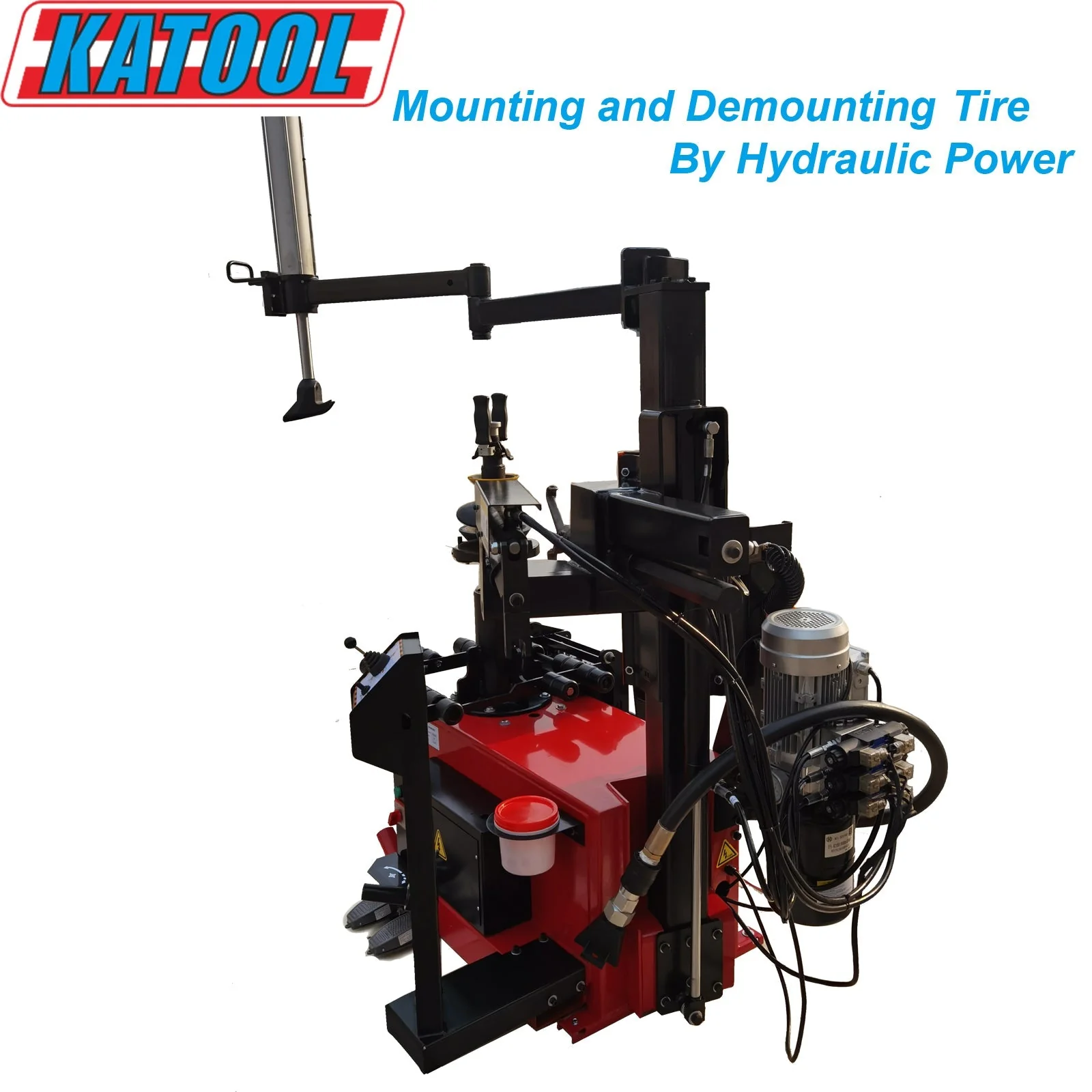 Katool KT-T900 2.0HP Hydraulic Center-Post Tire Changer with Wheel Lift - Image 3