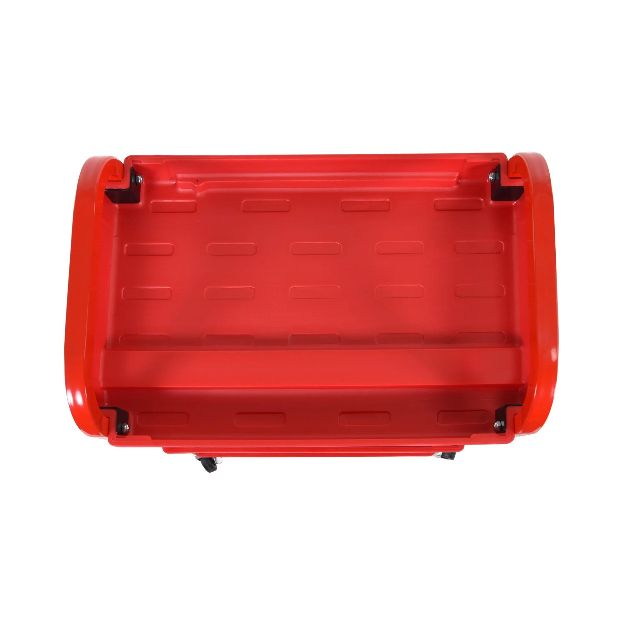 Luxor 3 Shelf Utility Cart Red - Image 3