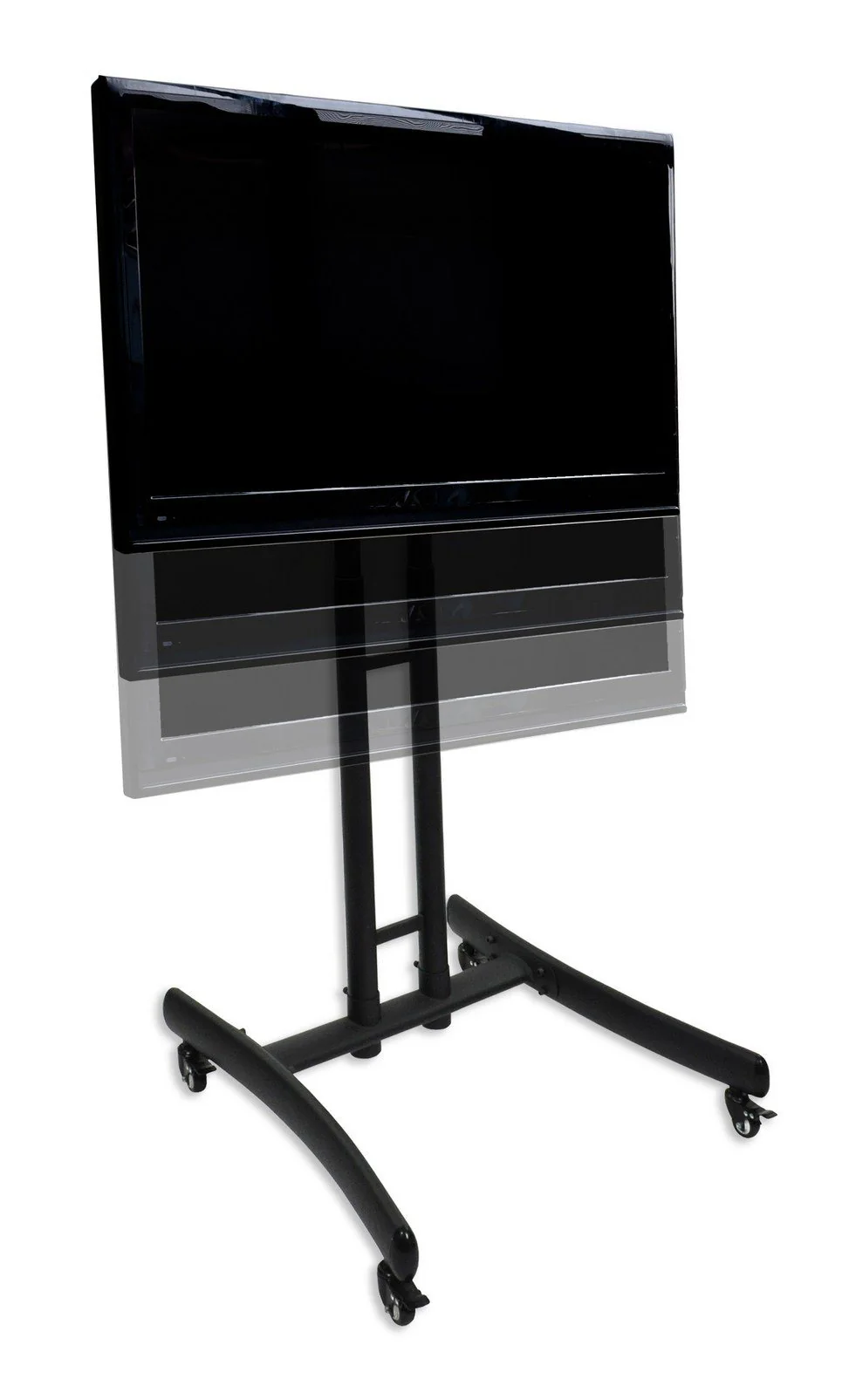Luxor Adjustable Height Rolling TV Stand - Image 4