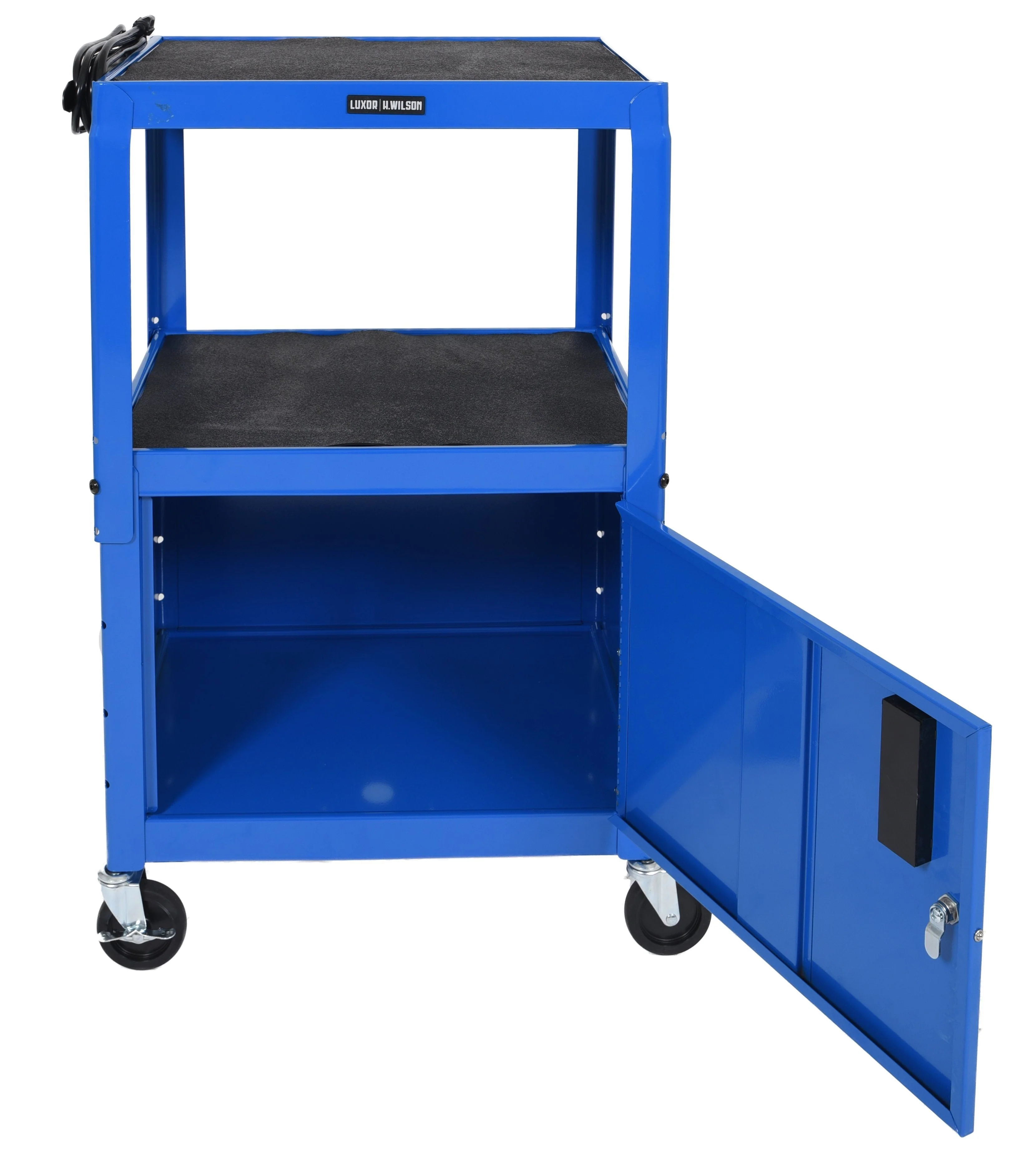 Luxor Blue 42" Adj Height Cart w/ Cabinet - Image 5