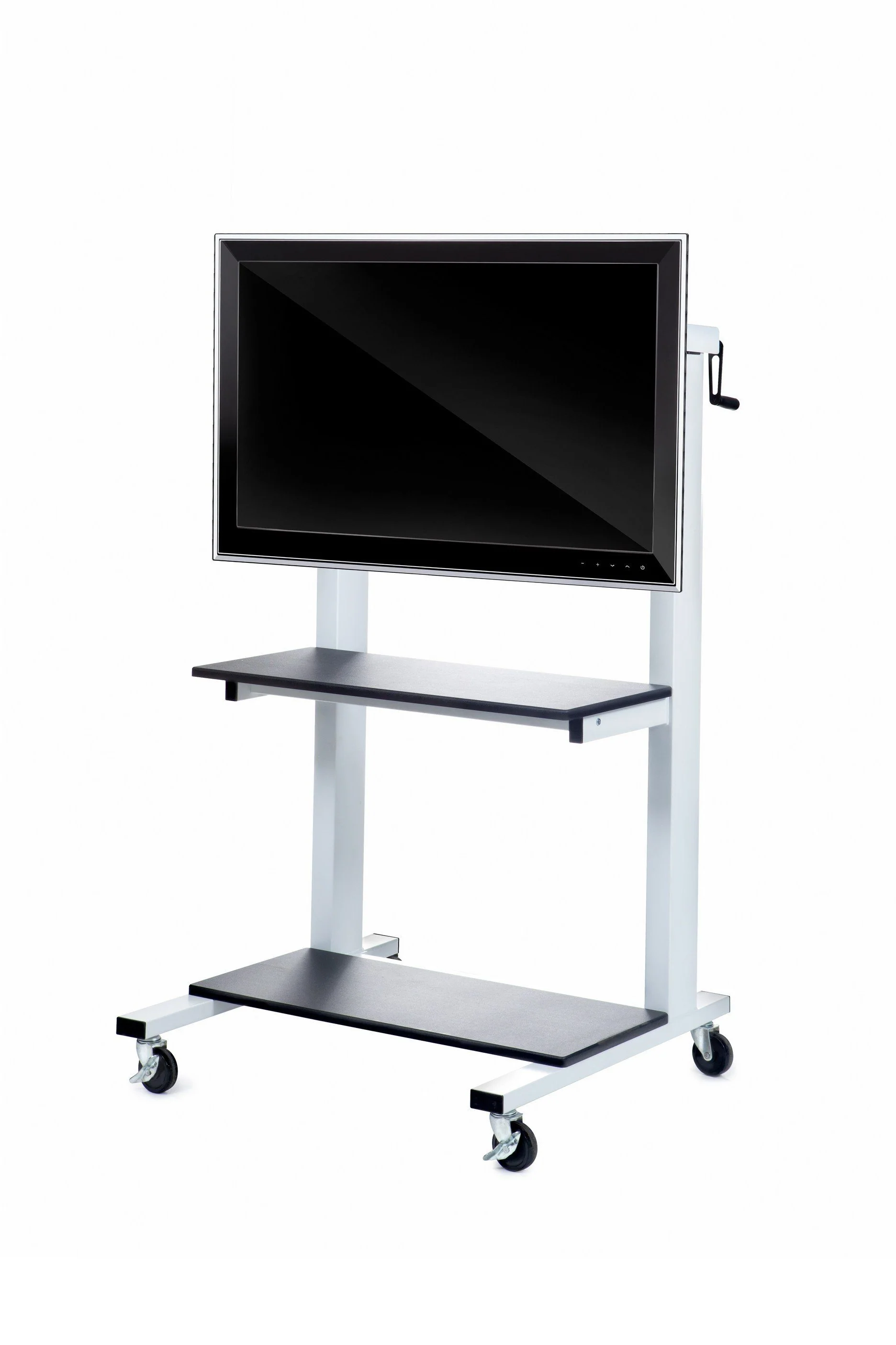 Luxor CLCD Crank Adjustable Flat Panel TV Cart - Image 12