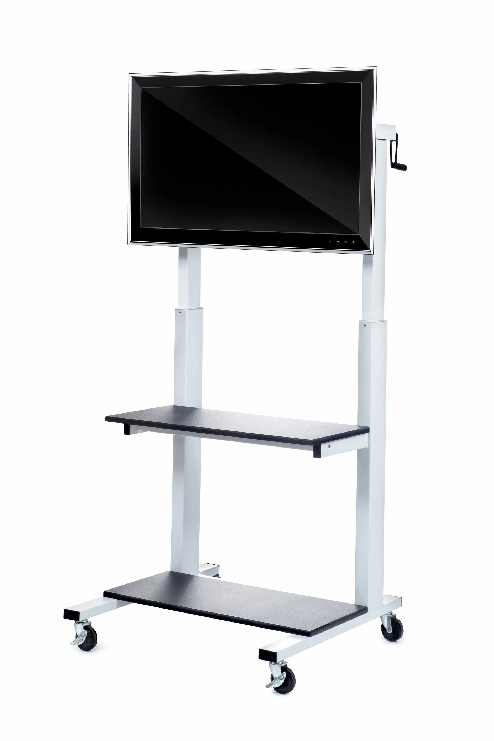 Luxor CLCD Crank Adjustable Flat Panel TV Cart - Image 13