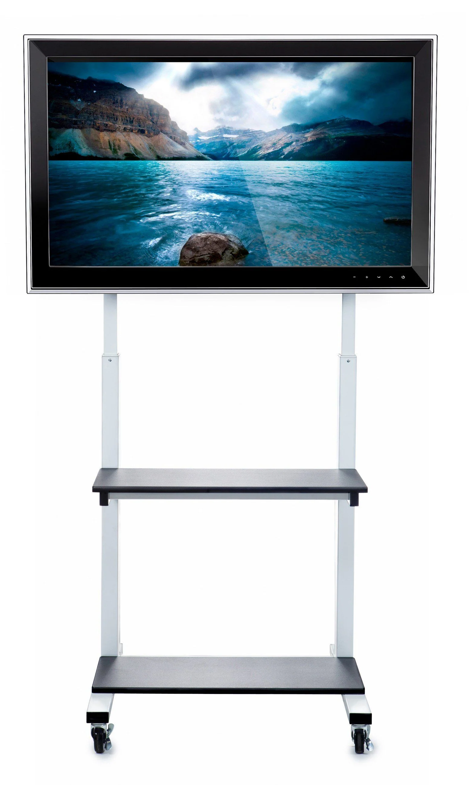 Luxor CLCD Crank Adjustable Flat Panel TV Cart - Image 5