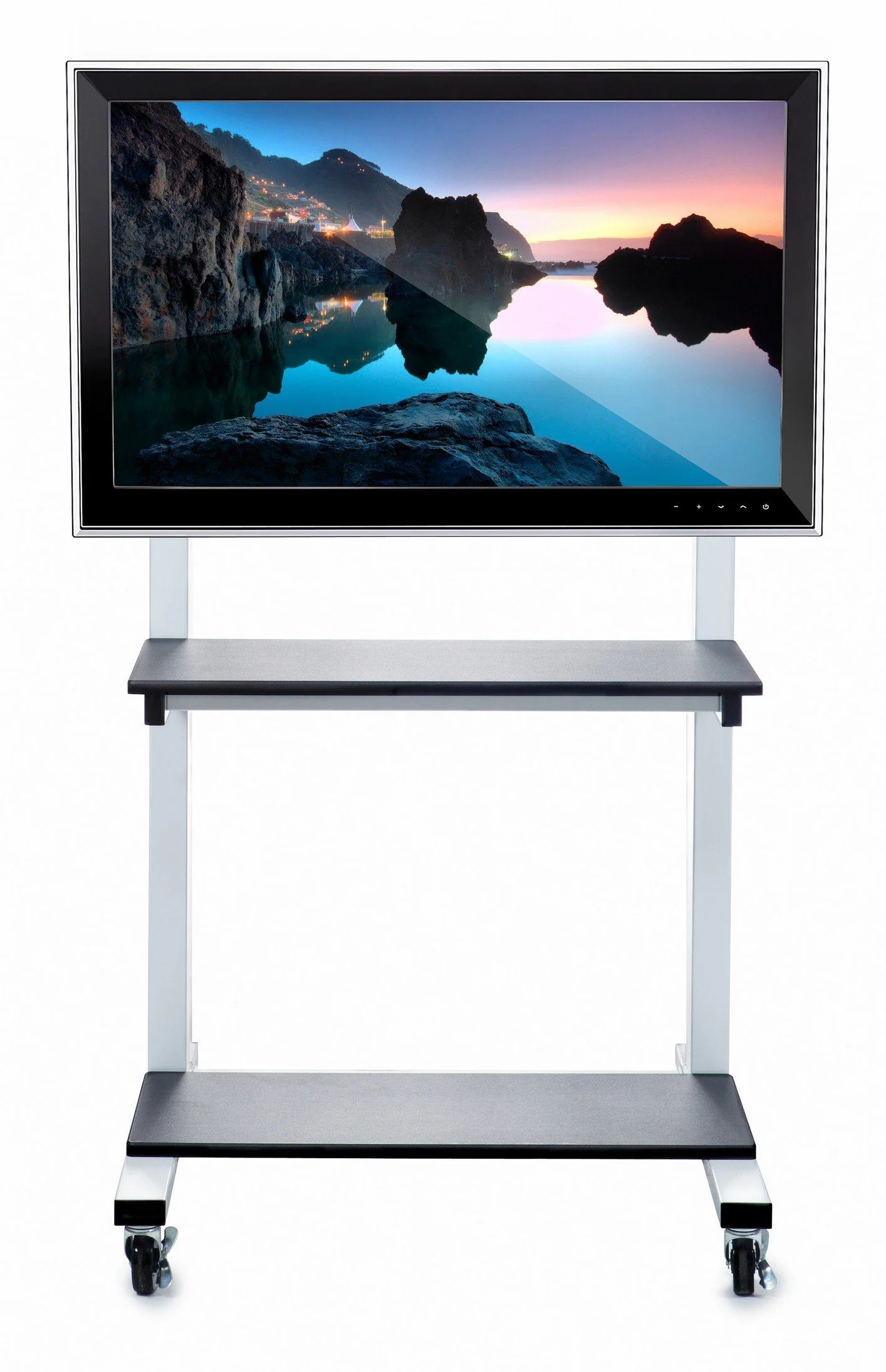 Luxor CLCD Crank Adjustable Flat Panel TV Cart - Image 6