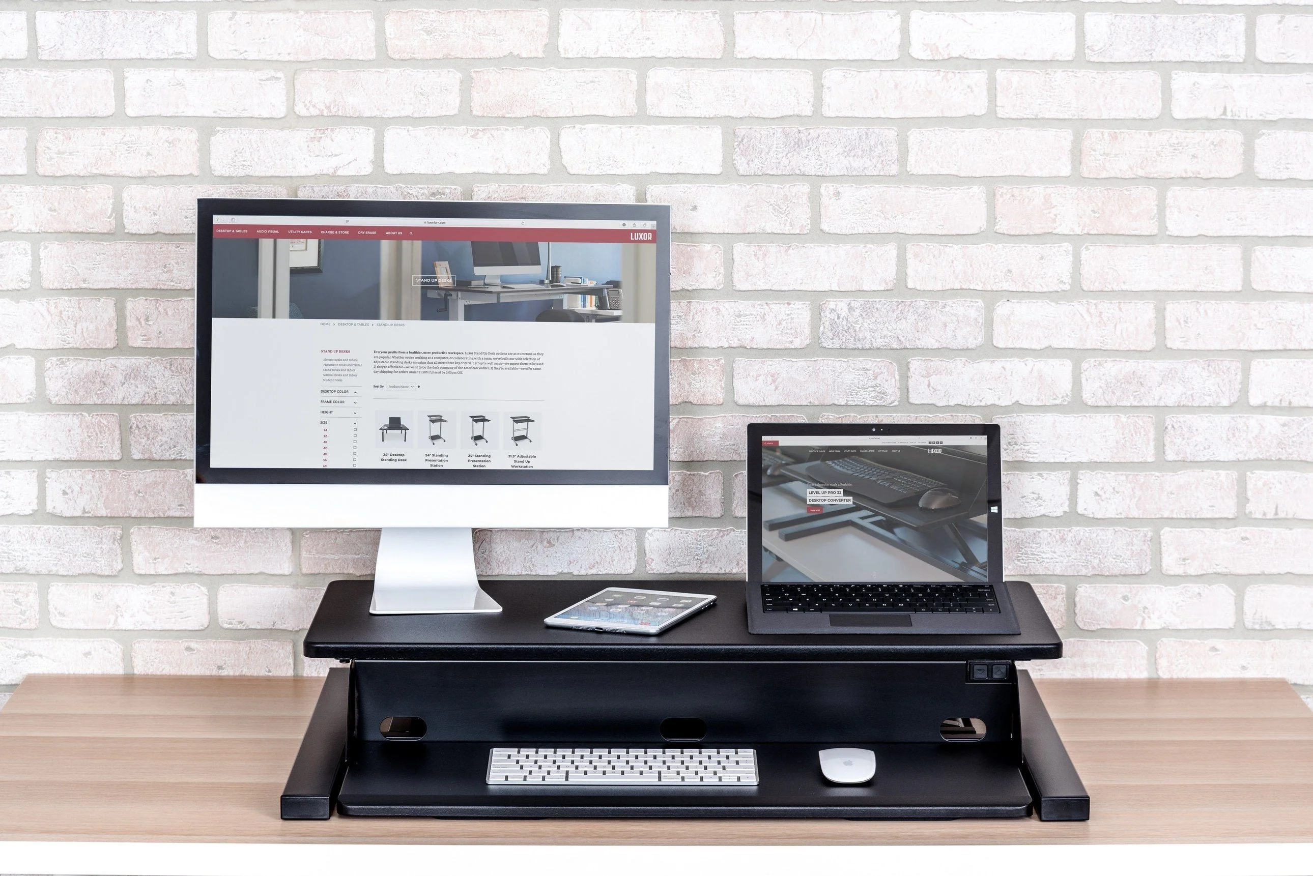 Luxor Electric Level Up Pro 32 Standing Desk Converter - Image 10