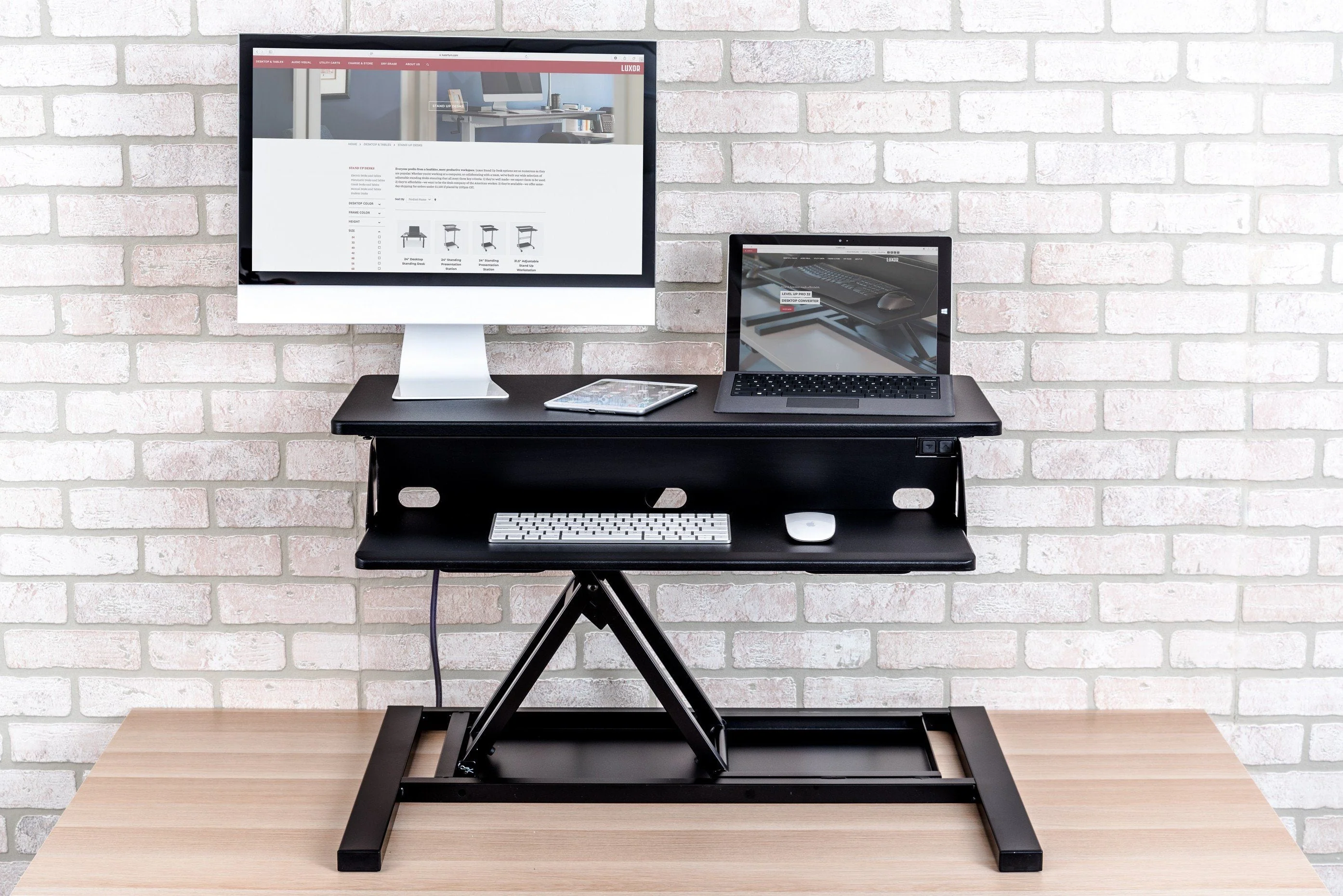Luxor Electric Level Up Pro 32 Standing Desk Converter - Image 8