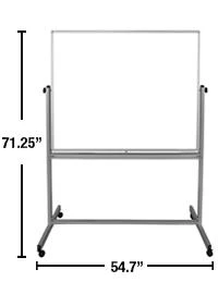 Luxor MB4848WW 48 x 48 Double-Sided Magnetic Whiteboard - Image 3