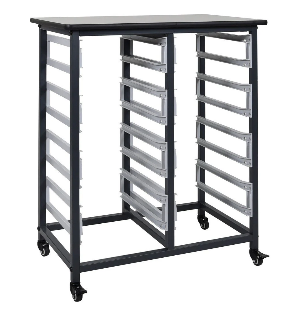 Luxor MBS-DR-8S4L Mobile Bin System - Double Row - Image 21