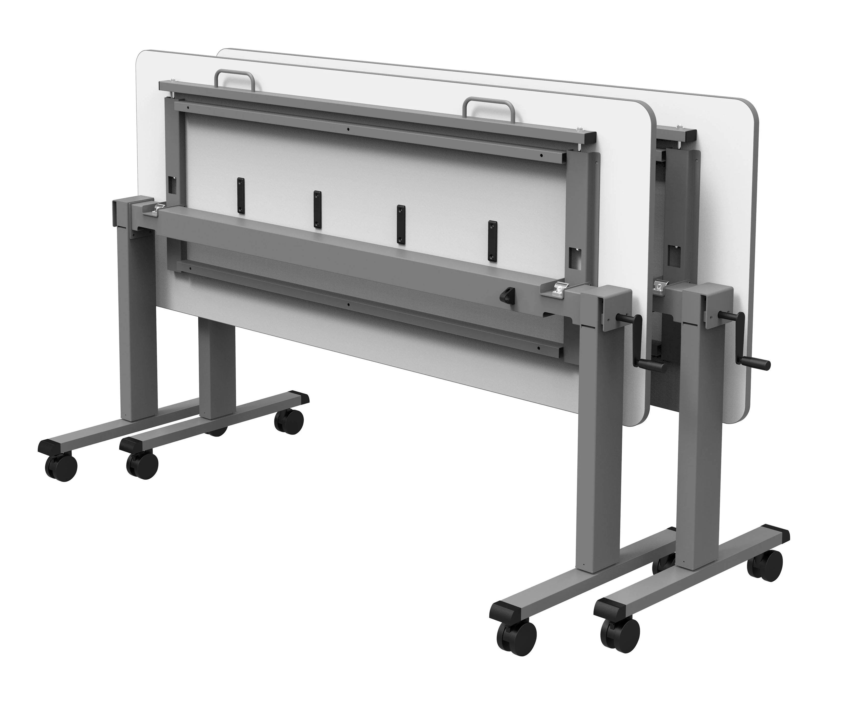 Luxor STAND-NESTC-60 is a 60" Adjustable flip top Table wih a Crank Handle - Image 3