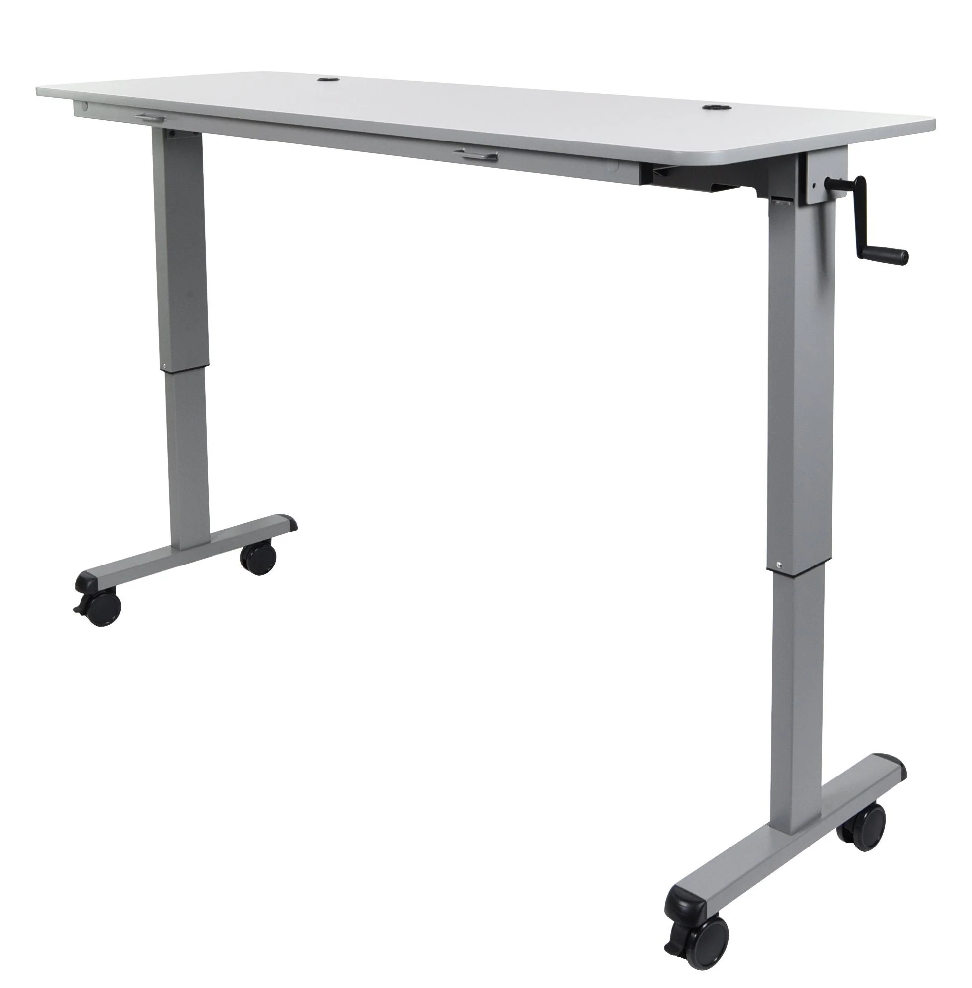 Luxor STAND-NESTC-60 is a 60" Adjustable flip top Table wih a Crank Handle - Image 9