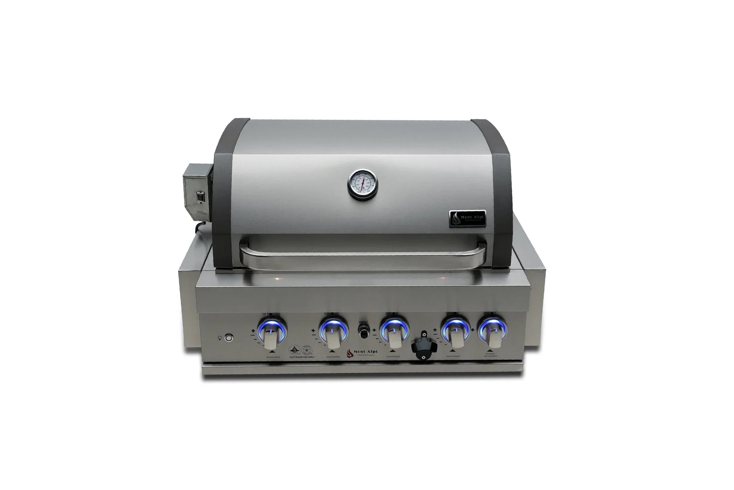 Mont Alpi MABi400 - 32 Inch Built-in Propane Gas Grill Stainless Steel - Image 2