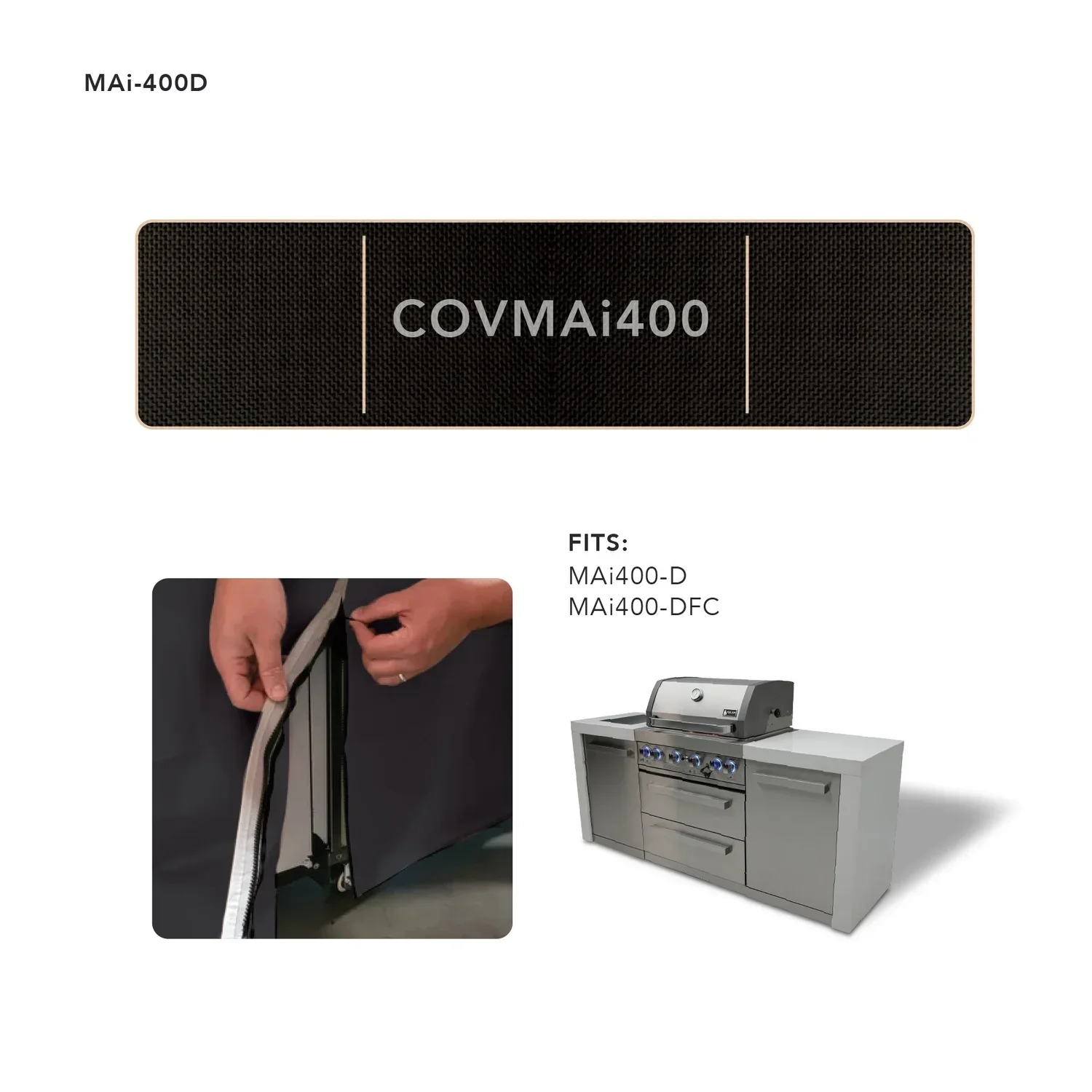Mont Alpi COVMAi400 - Island Cover For 400 Island Grill - Image 2