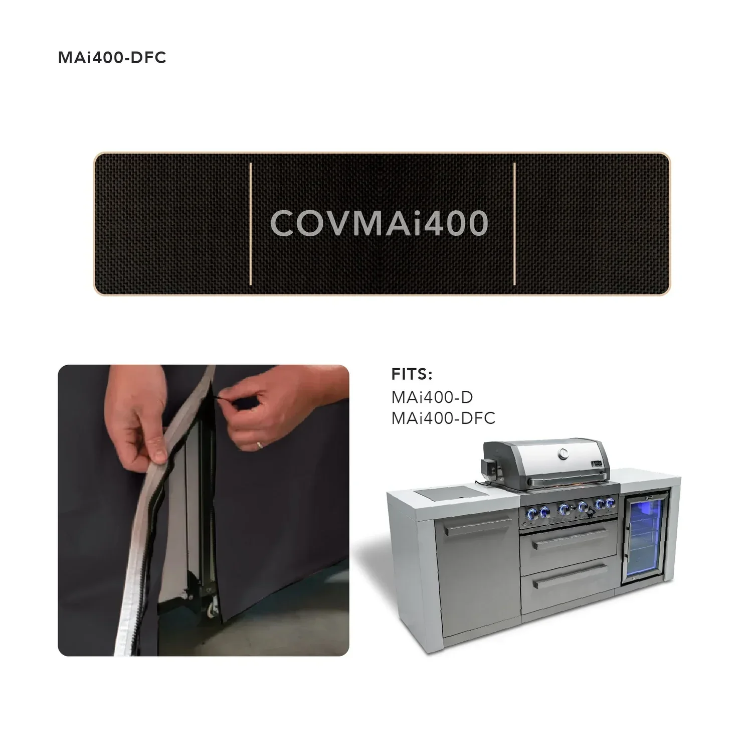 Mont Alpi COVMAi400 - Island Cover For 400 Island Grill - Image 3