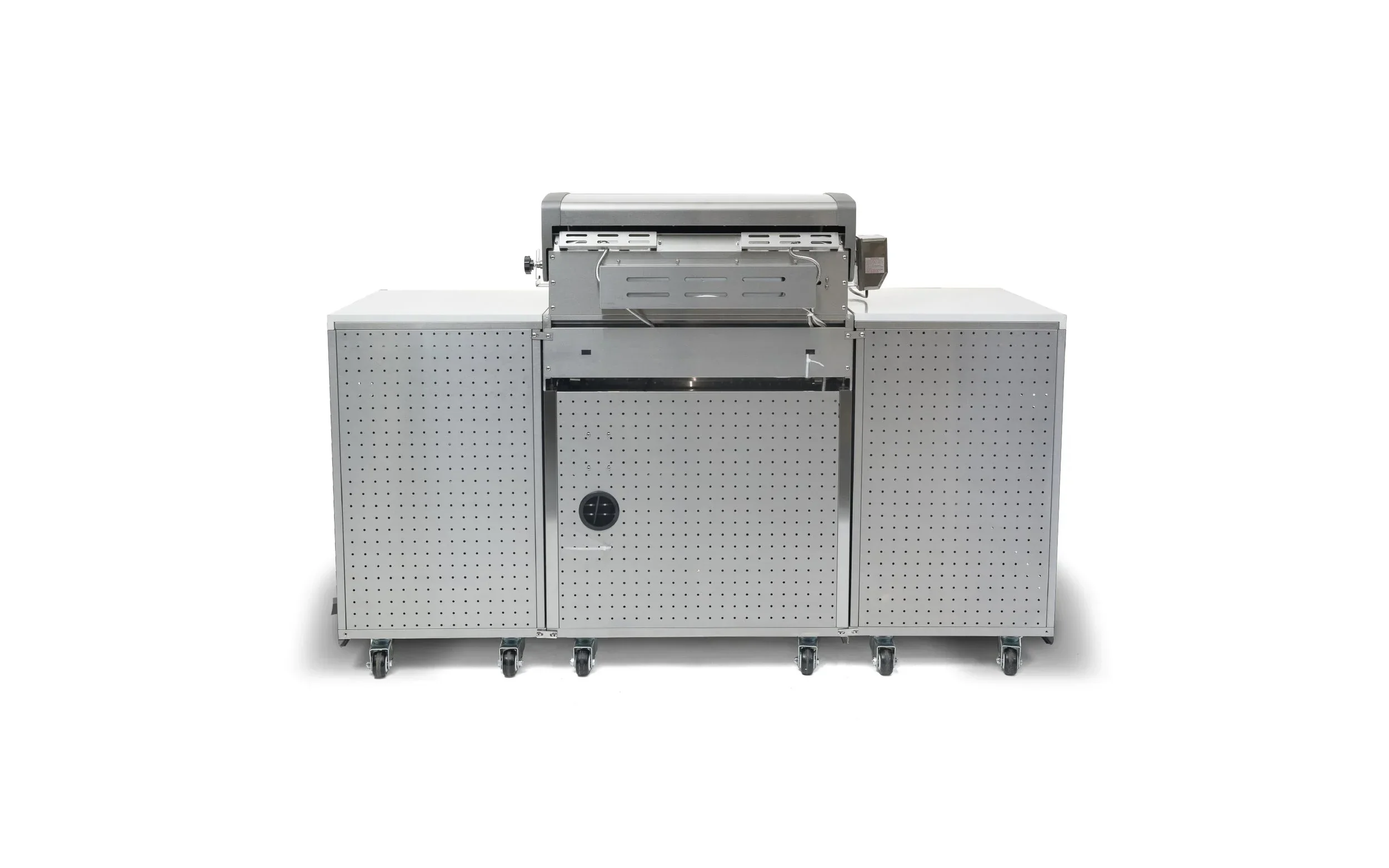 Mont Alpi Compact Series MA-957FCRS - 6 ft Propane Island Grill w/ Compact Refrigerator - Stainless Steel - Image 7