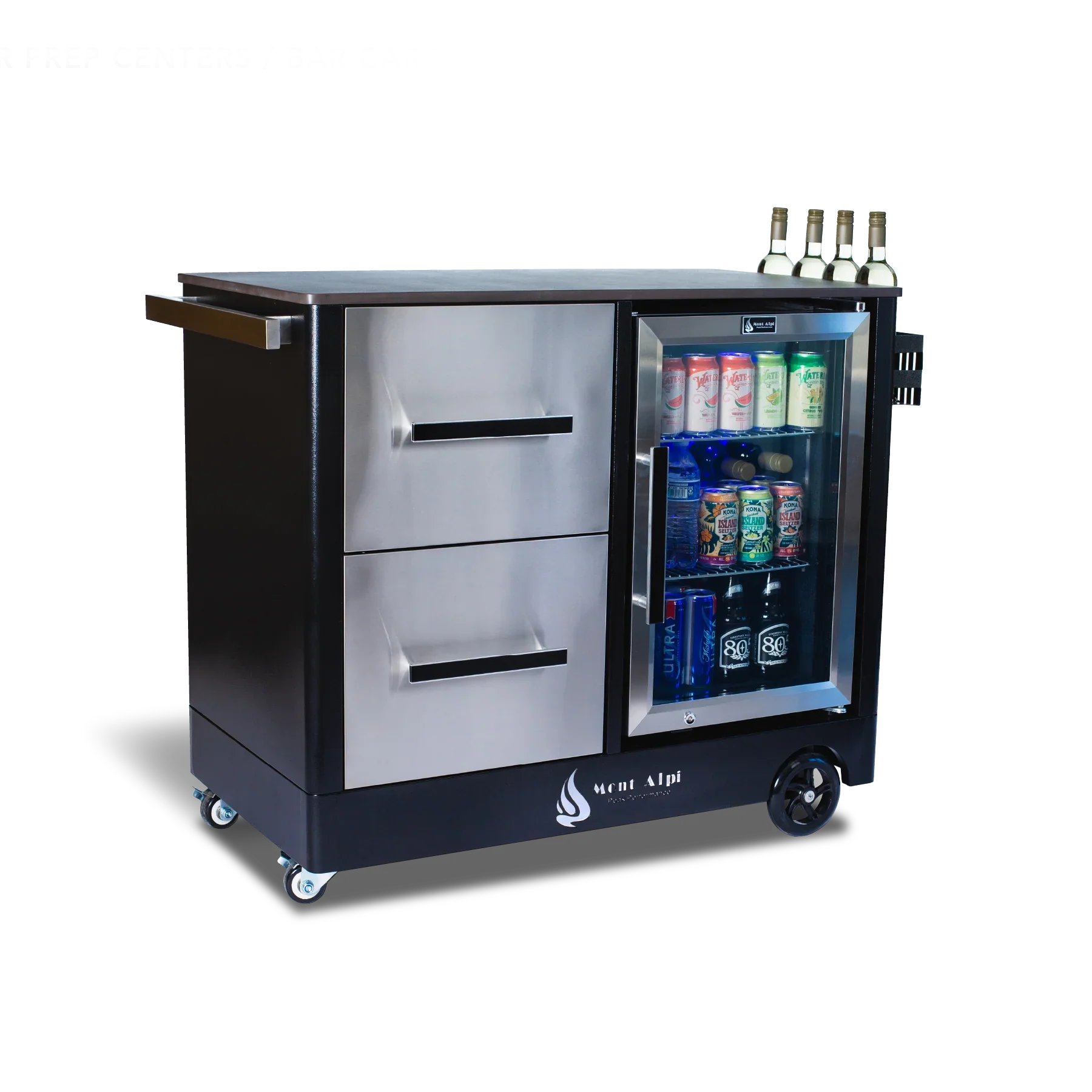 Mont Alpi MAPCL - Mobile outdoor prep center / large bar cart