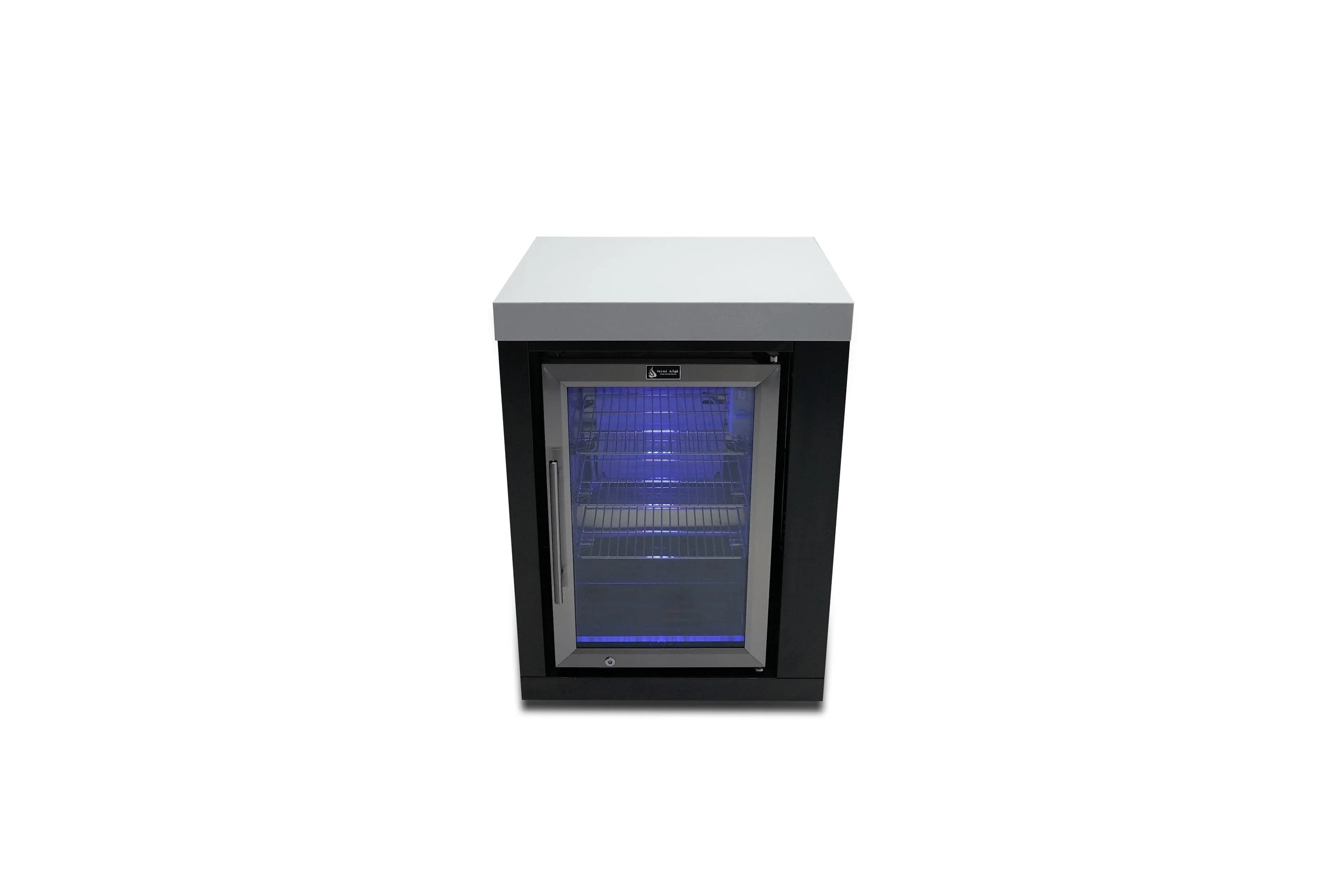 Mont Alpi MASFM-BSS - 2.6 Cu. Ft. Outdoor Rated Refrigerator Cabinet Module - Black Stainless Steel - Image 4