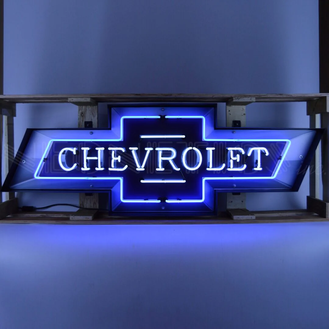 Neonetics 5 Foot Chevrolet Bowtie Neon Sign In Steel Can - 9CHVBO - Image 2
