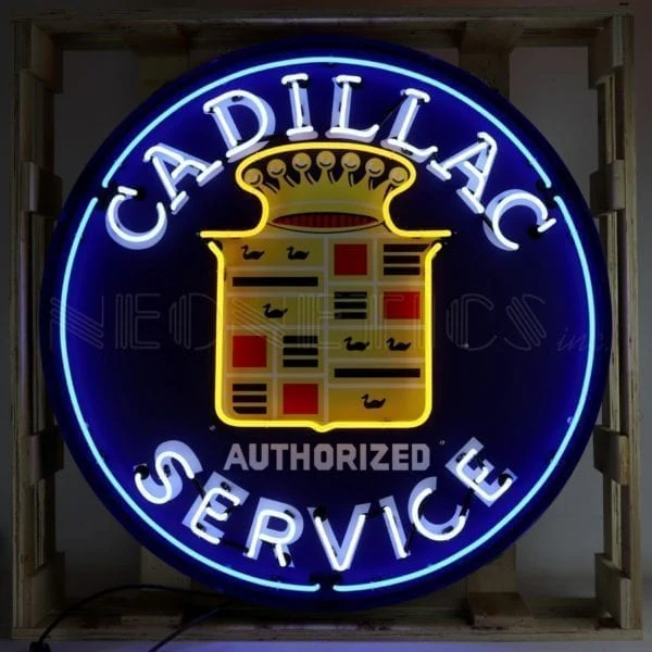 Neonetics Cadillac Neon Sign In 36in Steel Can - 9CADSR