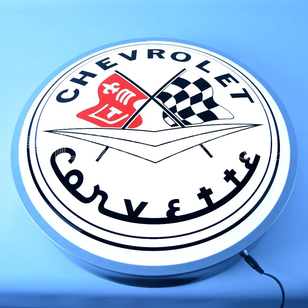 Neonetics Corvette Flags 15 Inch Backlit Led Lighted Sign - Image 3