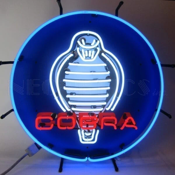 Neonetics Ford Cobra Neon Sign With Backing - 5COBRB