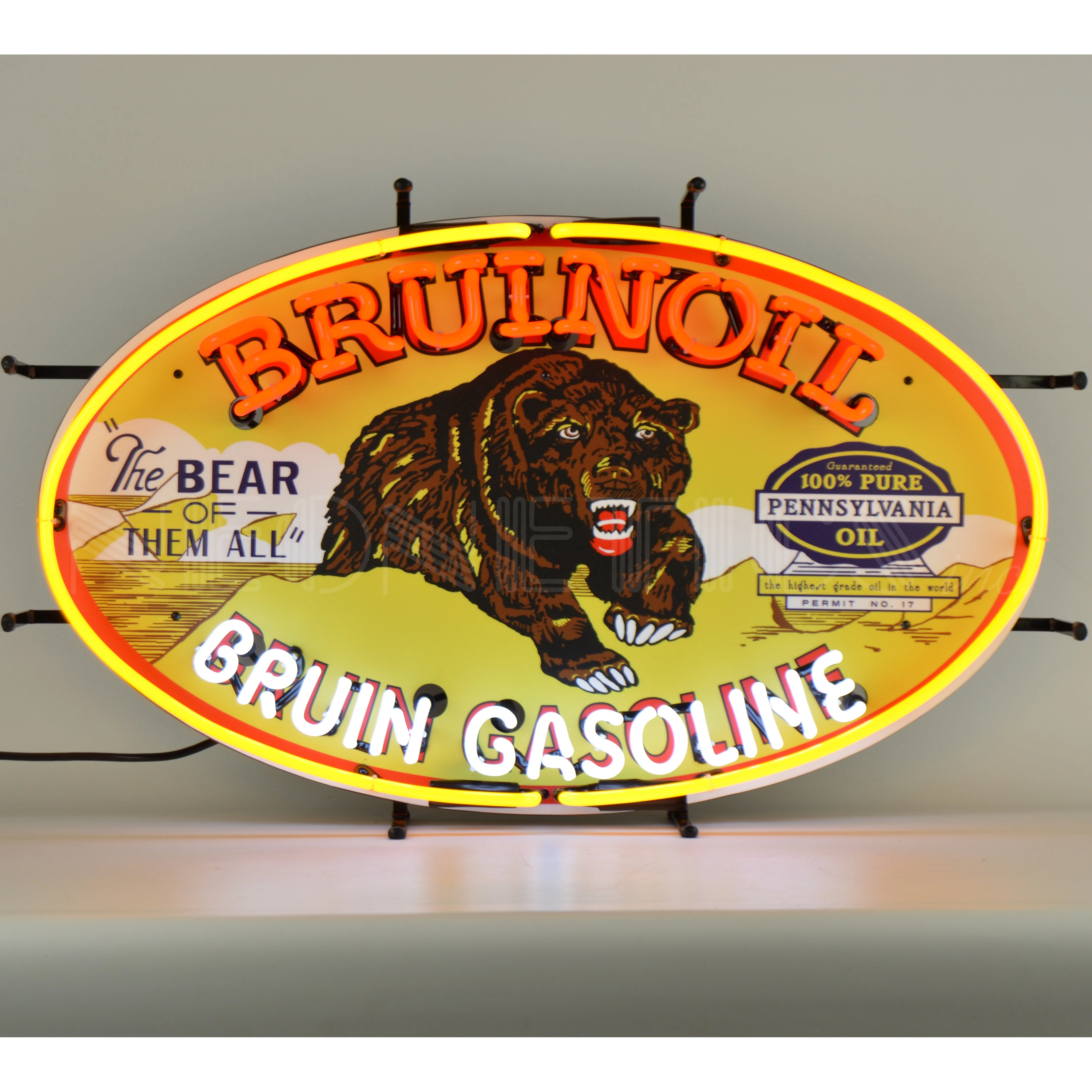 Neonetics GAS - BRUINOIL BRUIN GASOLINE NEON SIGN