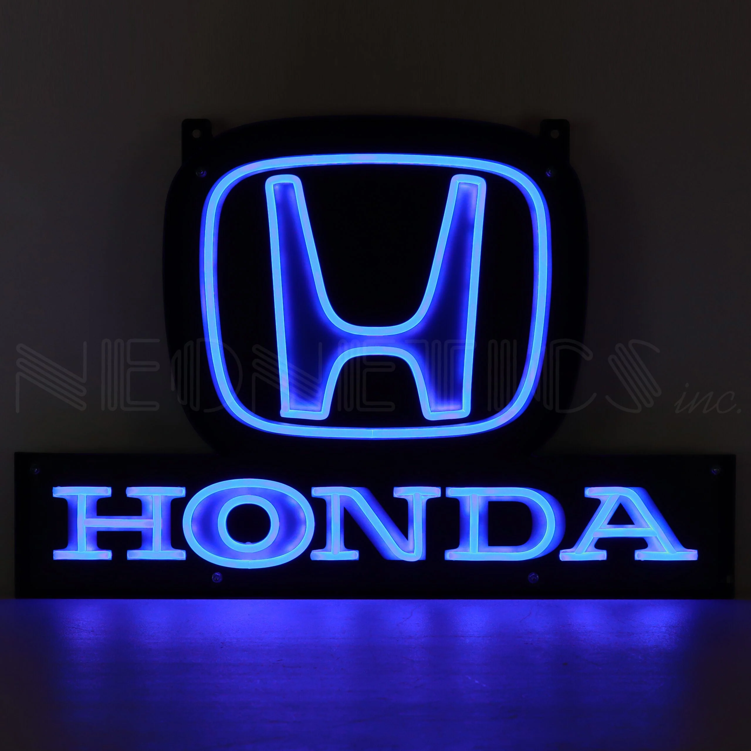 Neonetics 25HLOGO Honda Blue H Logo LED Flex-Neon Sign Steel