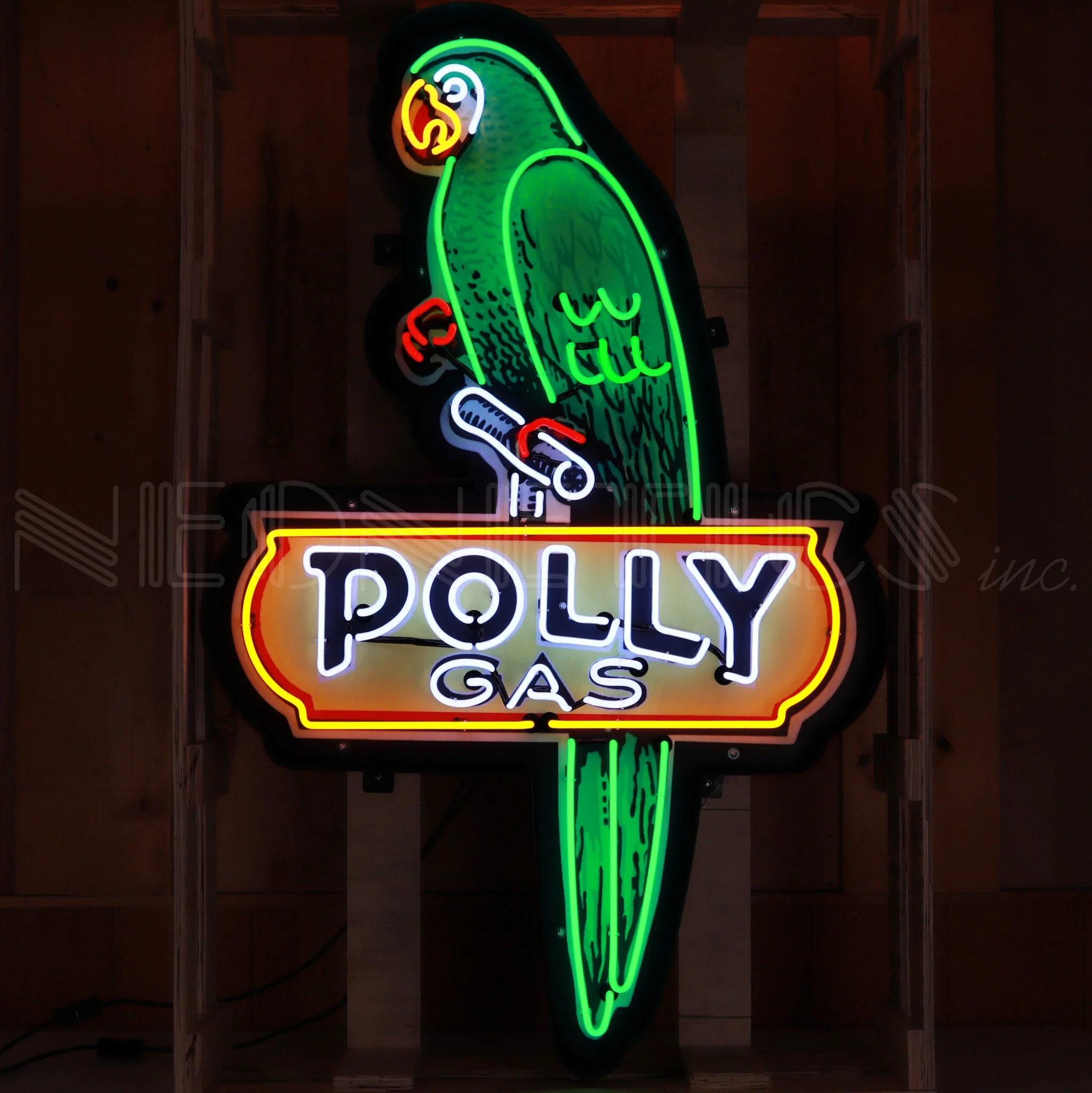 Neonetics Polly Gas Neon Sign In Shaped Steel Can - 9POLLY