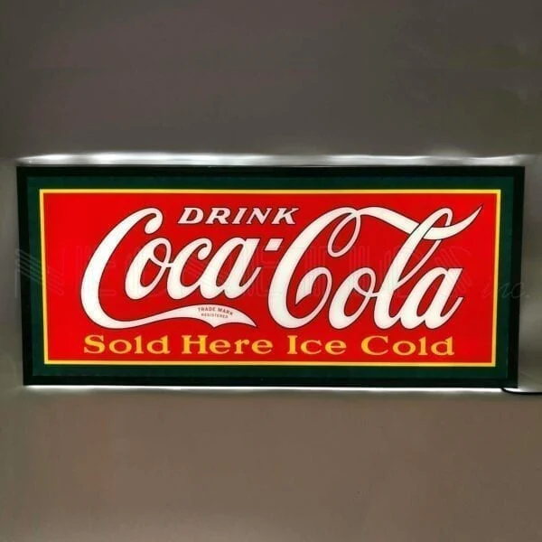 Neonetics Slim LED - Drink Coca-Cola Sold Here Ice Cold Slim LED Sign - 7LEDCC