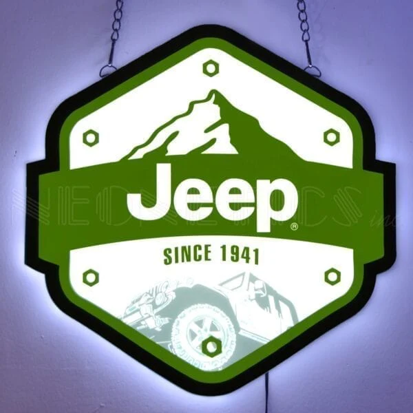 Neonetics Slim LED - Jeep Since 1941 Slim LED Sign - 7LEDJP