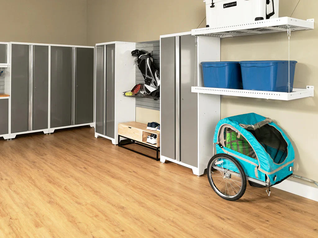 NewAge 3.0 Bold Series 6 Piece Cabinet Set with Tool, Base, Wall Cabinets and 30 in. Locker - Image 6