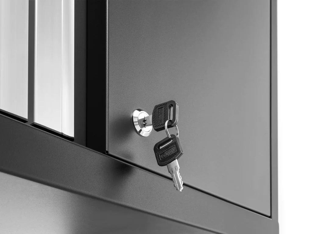 NewAge Bold 3.0 Series 14 Piece Cabinet Set with Base, Wall Cabinets and 30 in. Lockers Stainless Steel - Image 3