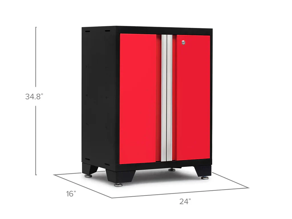 NewAge Bold 3.0 Series 2-Door Base Cabinet Red - Image 3