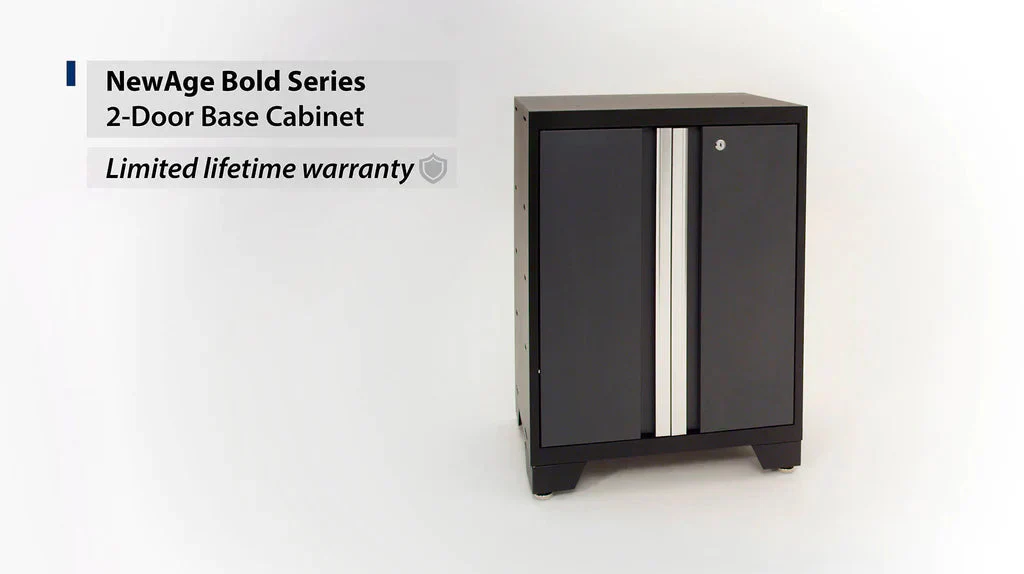 NewAge Bold 3.0 Series 2-Door Base Cabinet Red - Image 6
