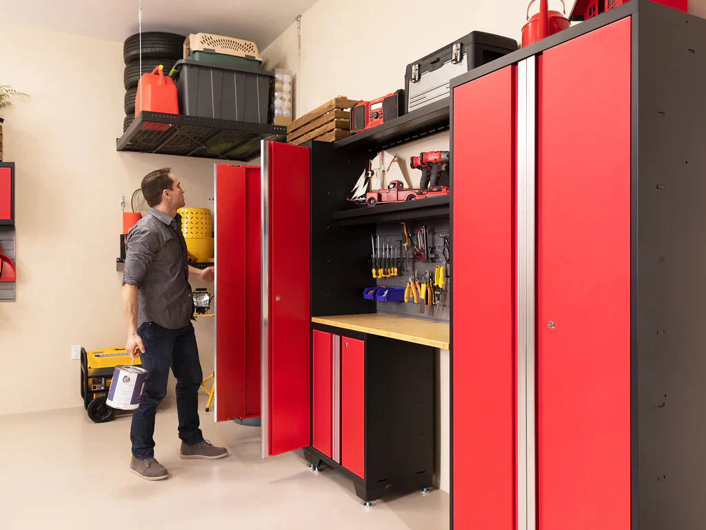 NewAge Bold 3.0 Series 48 in. Multi-Use Locker Red 1 piece - Image 5