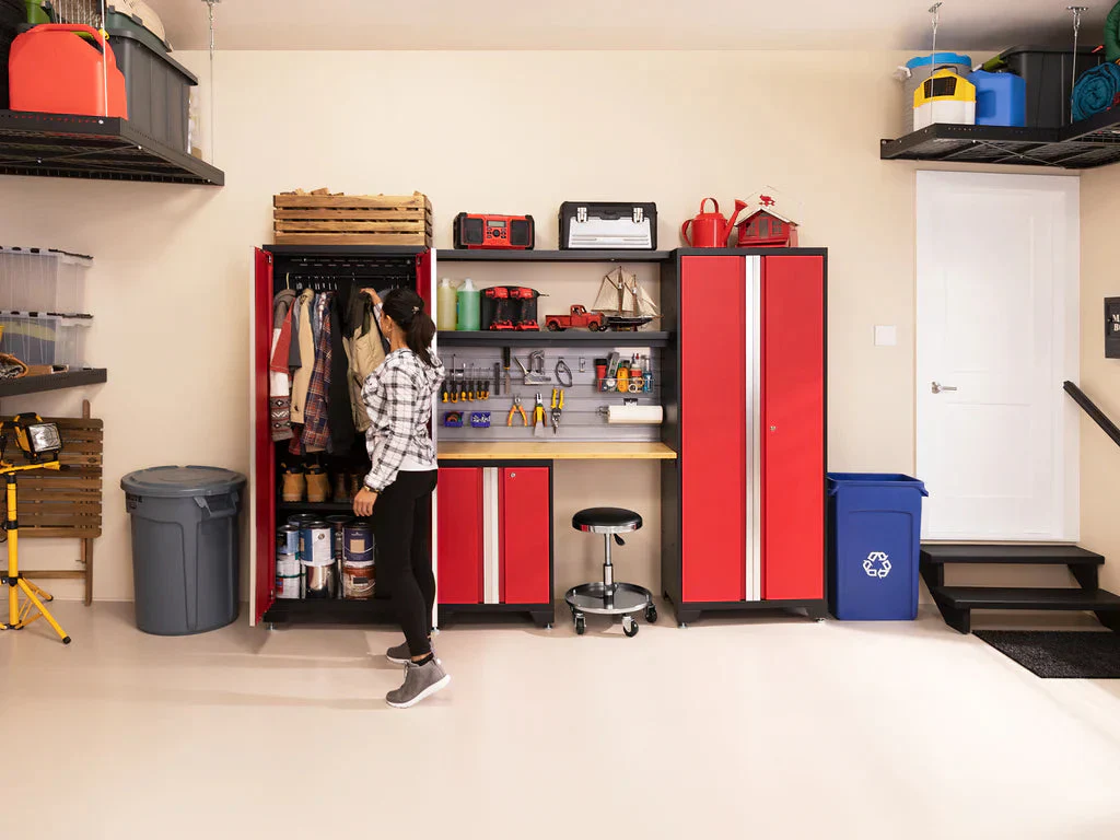 NewAge Bold 3.0 Series 48 in. Multi-Use Locker Red 1 piece - Image 6