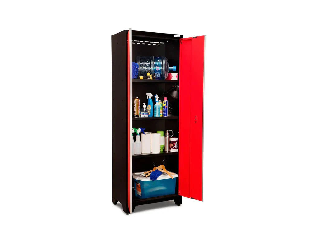NewAge Bold 3.0 Series 9 Piece Cabinet Set Red with 2 Tool, Base, Wall Cabinets and 30 in. Lockers - 50606 - Image 2