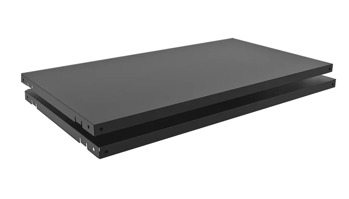 Newage Bold 3.0 Series Black 42" Locker Shelves (2-Pack) - 50914