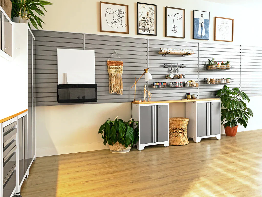 NewAge Bold Series 6 Piece Cabinet Set with Base, Wall Cabinets and 30 in. Lockers - Image 6