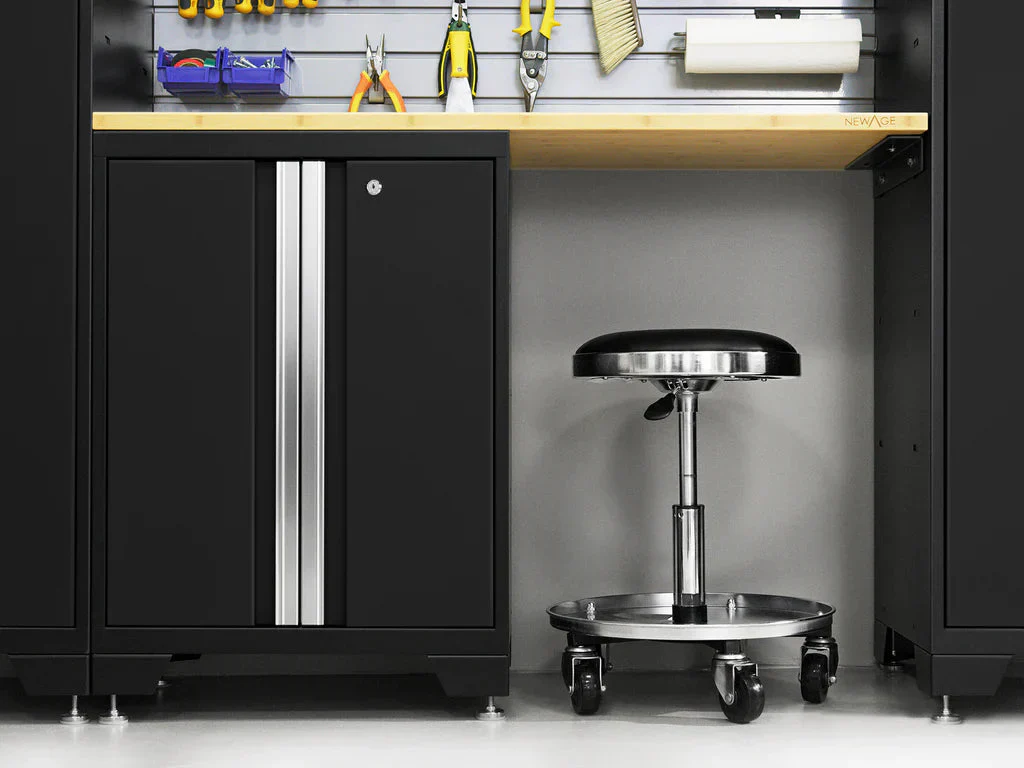NewAge Bold Series 8 Piece Cabinet Set with Base, Wall Cabinets and 30 in. Lockers - Image 3