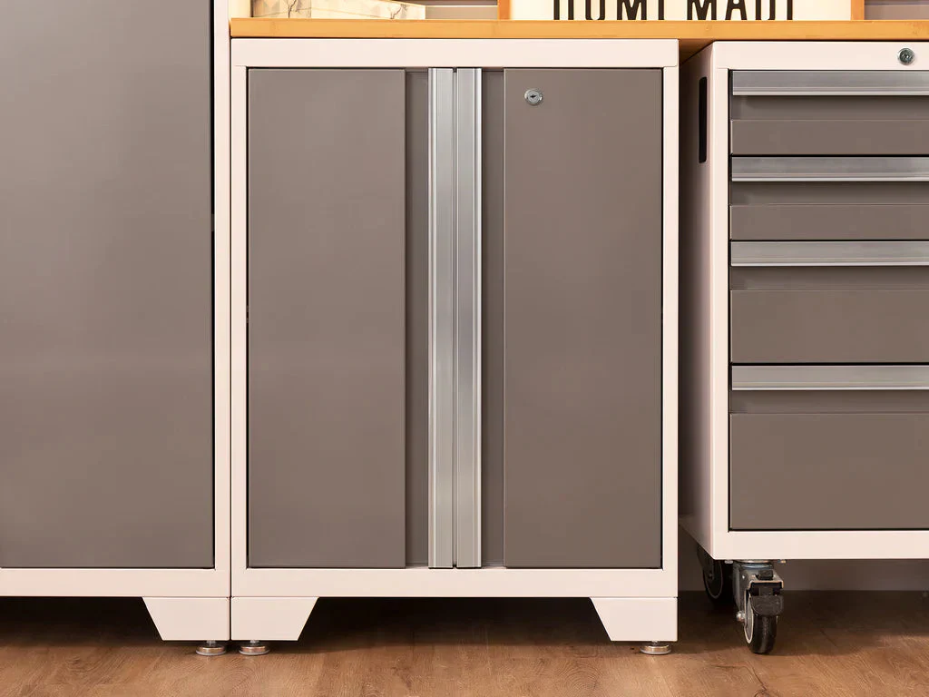 NewAge Bold Series 9 Piece Cabinet Set with Base, Wall Cabinets and 30 in. Lockers - Image 5
