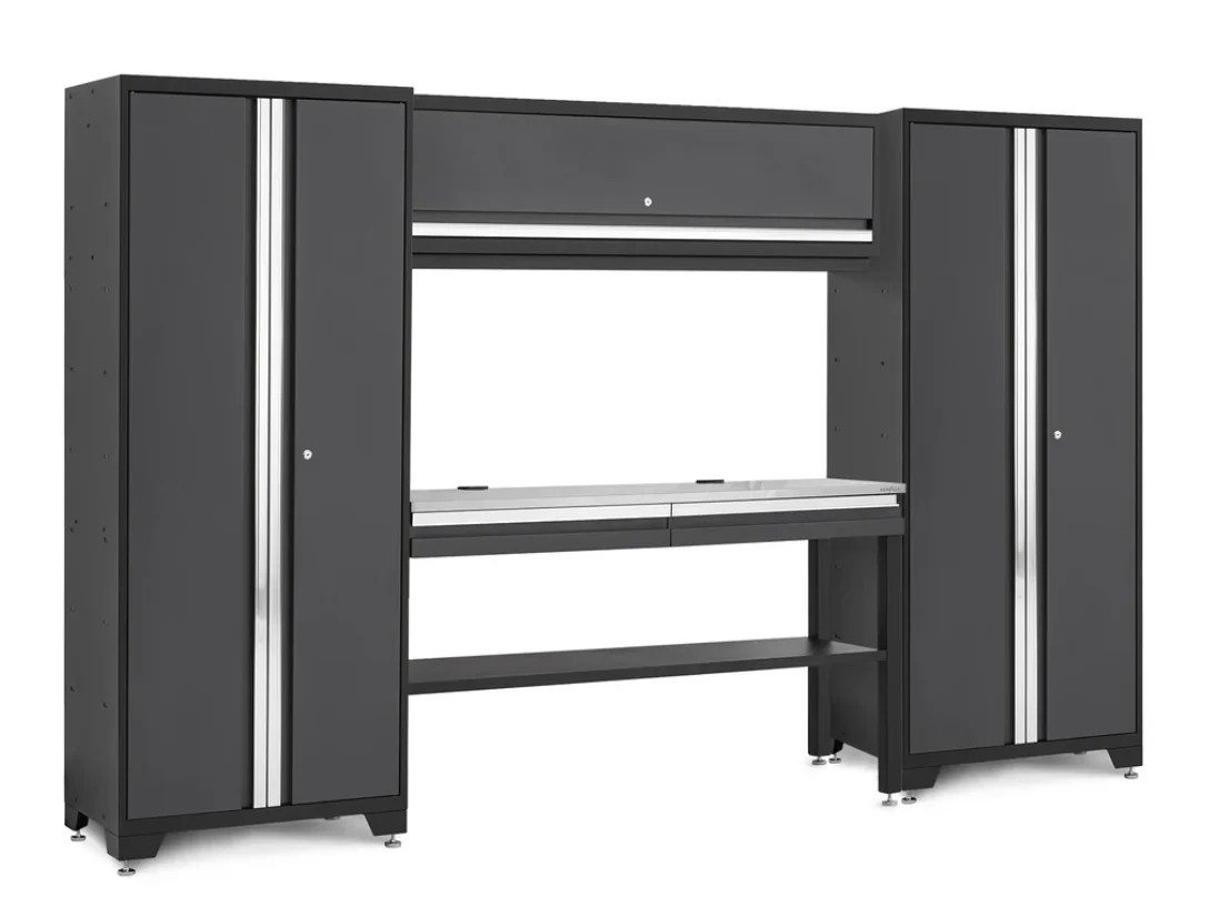 Newage Bold Series Gray 5 Piece Set with Stainless Steel Worktop - 73513