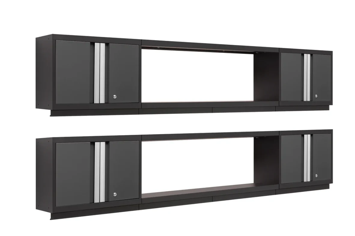 NewAge Garage Cabinets BOLD Series Grey 6-Piece Wall Cabinet System - 50659