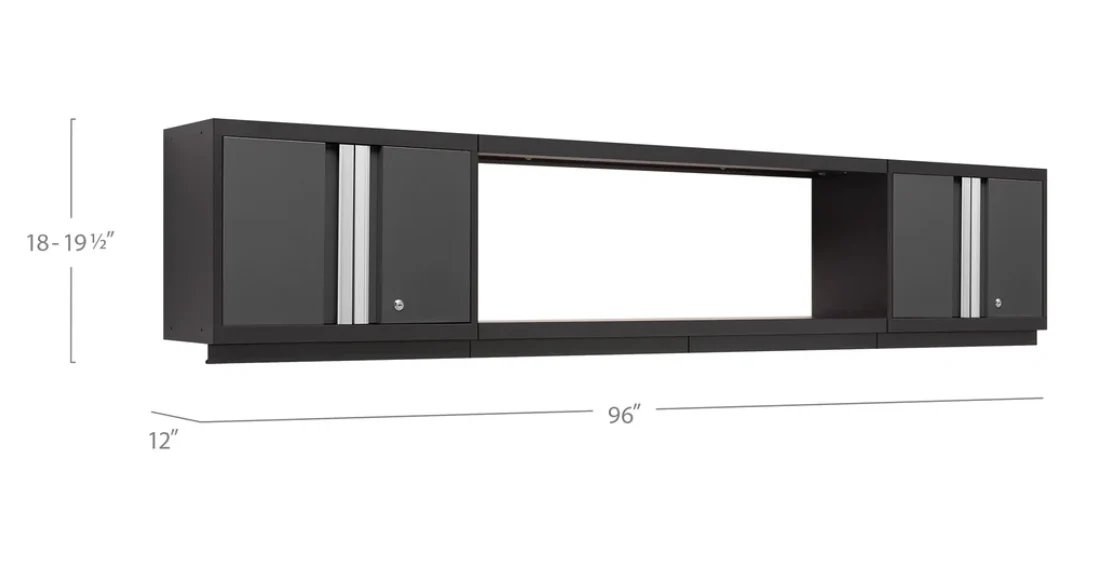 NewAge Garage Cabinets BOLD Series Grey 6-Piece Wall Cabinet System - 50659 - Image 2
