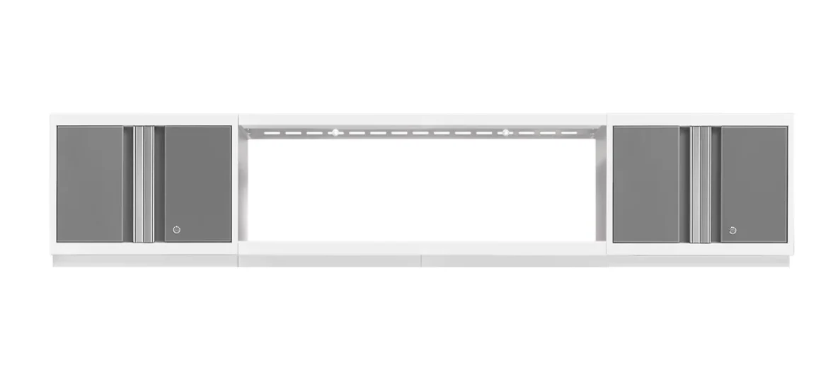 NewAge Garage Cabinets BOLD Series Platinum 3-Piece Wall Cabinet System - 54857