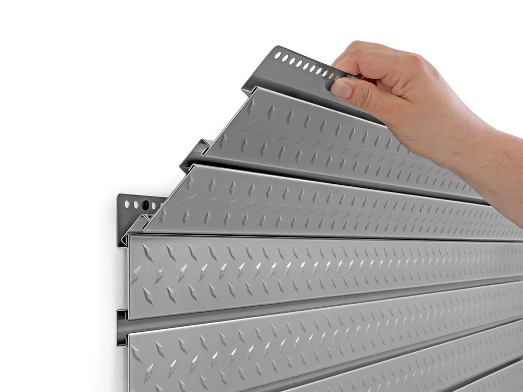 NewAge Pro Series 16 Sq. Ft. Steel Slatwall - 5 pieces - Image 6